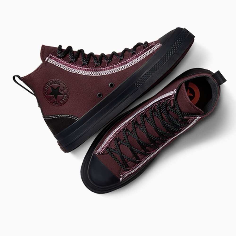 Converse Chuck Taylor All Star CX EXP 2 Hi-Tops Burgundy/Black Womens 7‎